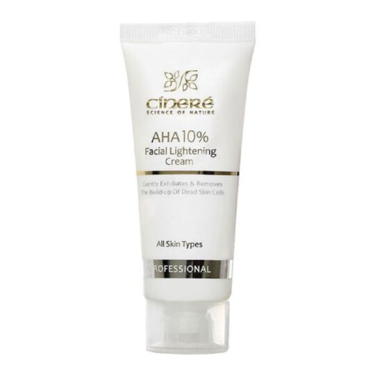 کرم روشن کننده پوست آلفا هیدروکسی اسید AHA 10% سینره