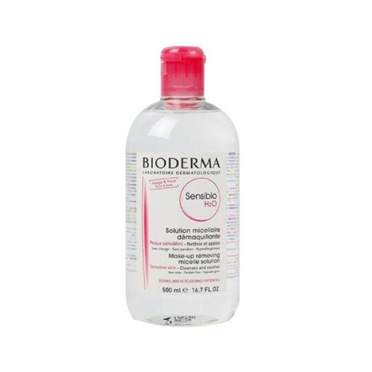 محلول پاک کننده آرایش و آلودگی میسلار سن سی بیو BIODERMA 500ml H2O