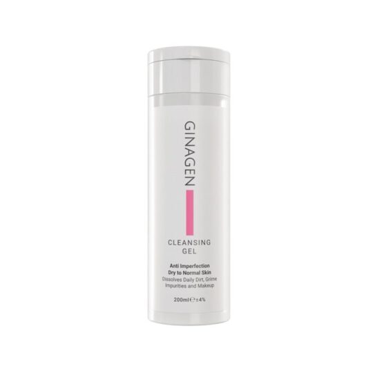 ژل شستشوی صورت پوست خشک Ginagen 200ml