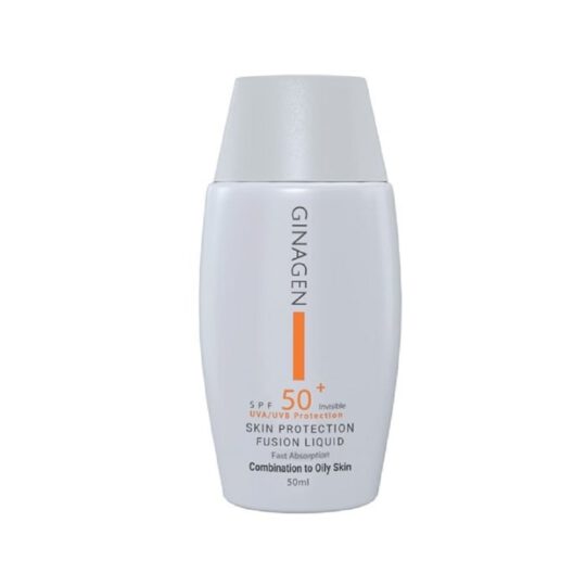 کرم ضد آفتاب بی رنگ پوست چرب Ginagen SPF50
