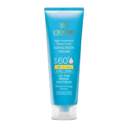 ضد آفتاب مات رنگی پوست چرب +SPF60 سینره