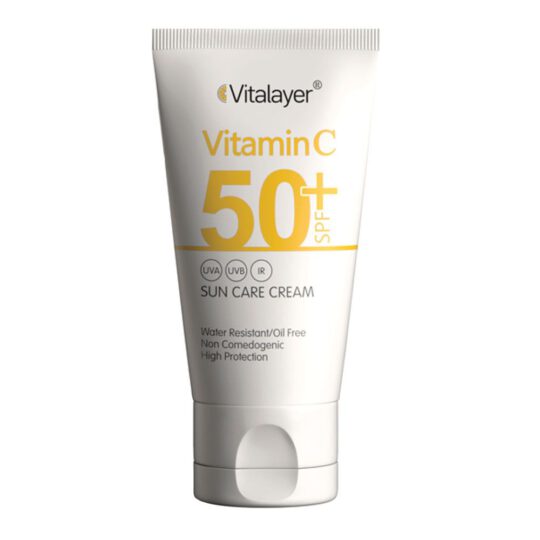 ضد آفتاب بی‌رنگ حاوی ویتامین C با +SPF50 ویتالیر