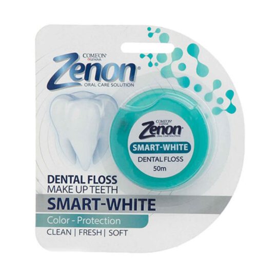 نخ دندان کامان سری زنون مدل Smart White طول 50 متر
